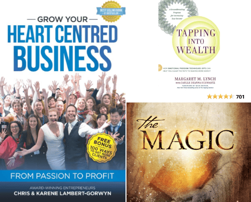 Business & self development books cover photo collage