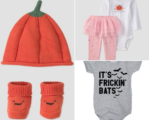 Spooky & Sweet Baby Outfits cover photo collage
