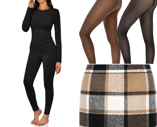 winter clothing to stay warm and cute cover photo collage