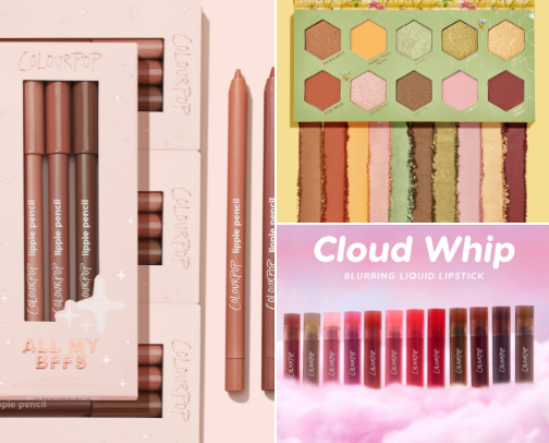 Colour Pop Makeup cover photo collage
