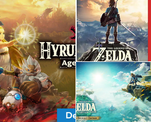 The Best Zelda Gear for Hyrule Warriors: Age of Calamity Fans cover photo collage
