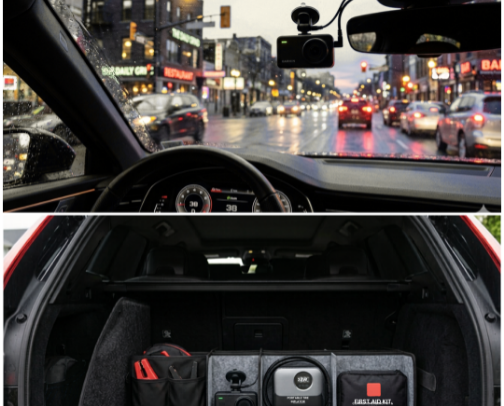 Must-Have Safety Tech for Commuters cover photo collage