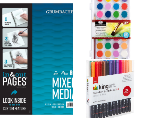 Art Supplies 🎨 cover photo collage