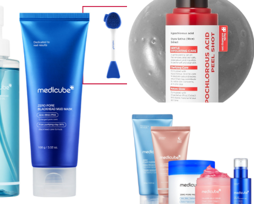 Korean Skincare- Medicube (TikTok made me buy it edition) cover photo collage
