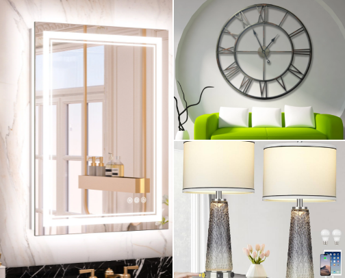 home decor and products cover photo collage