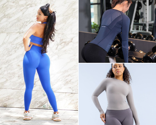"Fit and Fabulous Sweat with Style" cover photo collage