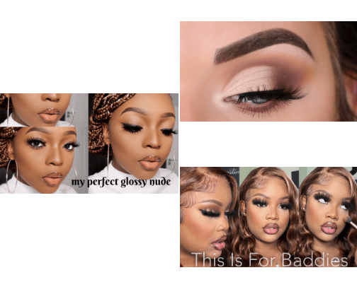 Day to Night Makeup Transformation cover photo collage