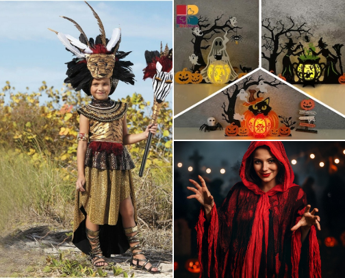 Fun Halloween find for spooky season cover photo collage