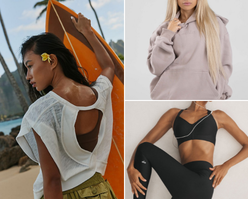 Active wear perfect for the gym, travel, or leisure!🏃🏼‍♀️🎧 cover photo collage