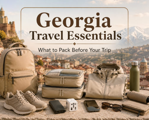 Georgia Travel Essentials: What to Pack & Buy Before Your Trip cover photo collage