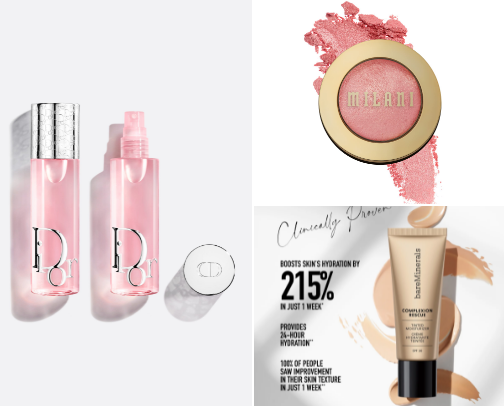 Inside the ✨beauty bag✨ cover photo collage