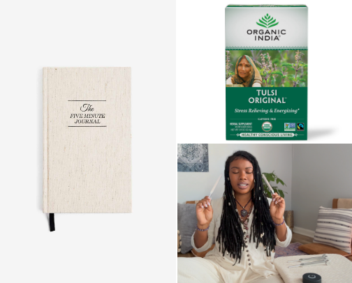 My Daily Rituals for Anxiety & Overthinking cover photo collage