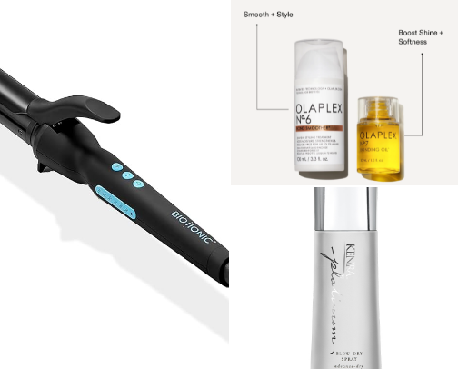 Fav Hair Product Recs cover photo collage