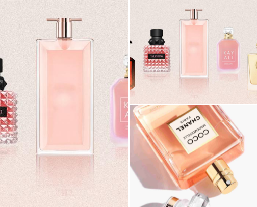 Sephora parfems and cosmetics 💅🏻💄✨💍👛 cover photo collage