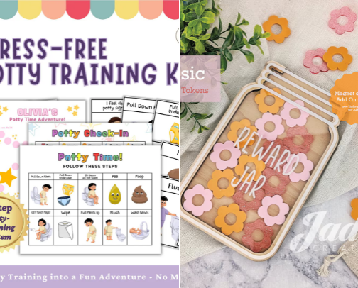 Planners for Kids and Dogs cover photo collage