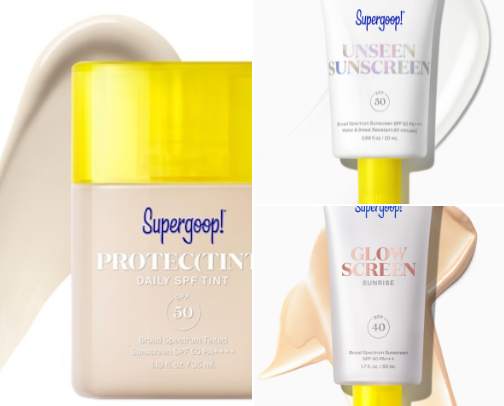 Glow Protected with Supergoop cover photo collage