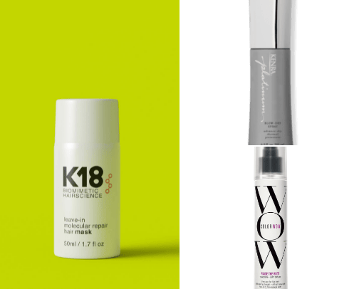 Favorite hair products cover photo collage