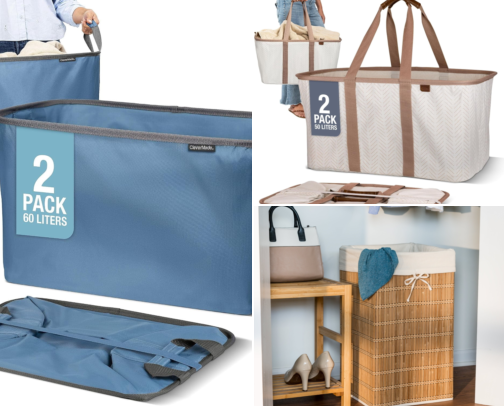 I Finally Found Small Space Laundry Solutions That Fold Flat and Disappear cover photo collage