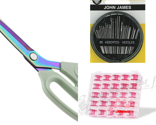 Sewing Essentials Starter Kit: Beginner-Friendly Tools, Must-Have Sewing Supplies, DIY Sewing Kit for Beginners cover photo collage