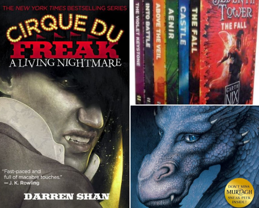 Book series that captivate cover photo collage