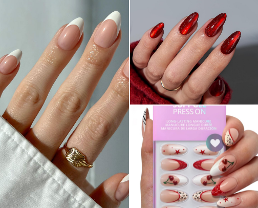Salon Quality Press On Nails & Essential Toolkits cover photo collage