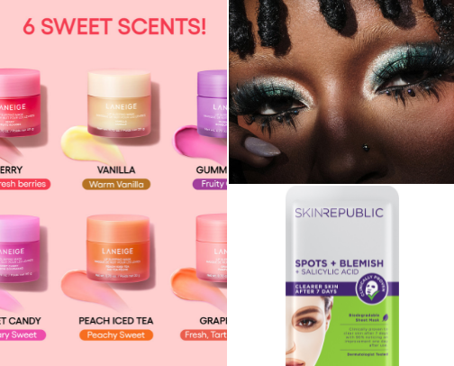 My favorite beauty recs cover photo collage