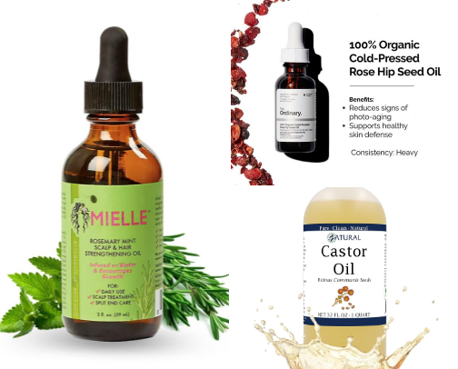 Hair Growth Essentials🌿 cover photo collage