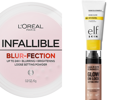Over 50 make up favorites cover photo collage
