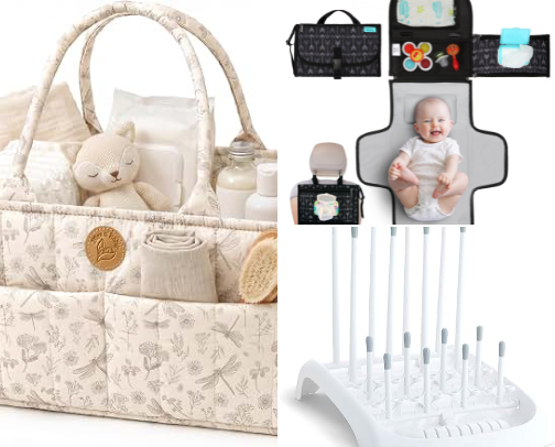 Amazon New Mom Essentials That Make Life Easier 🤍 cover photo collage