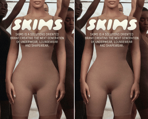 SKIMS cover photo collage