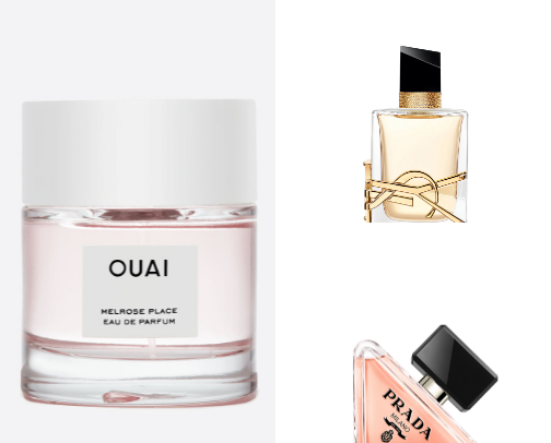 Affordable perfumes cover photo collage