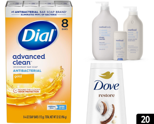 Shower routine-coconut edition 🧼🥥 cover photo collage