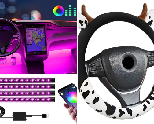 Car accessory cover photo collage