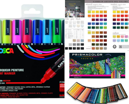 🎨Top Rated ART SUPPLIES 🎨 cover photo collage