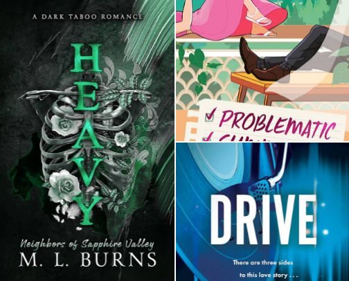 Age-gap romance book recommendations cover photo collage