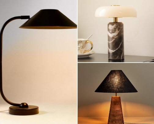 Moody Lamps and Lighting cover photo collage