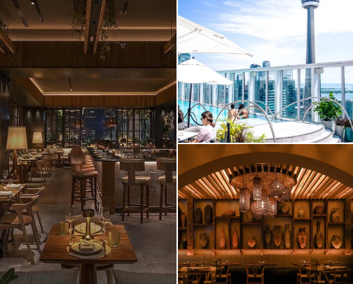 Fine dining restaurants Toronto🥂 cover photo collage
