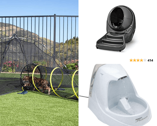 Favorite cat things cover photo collage