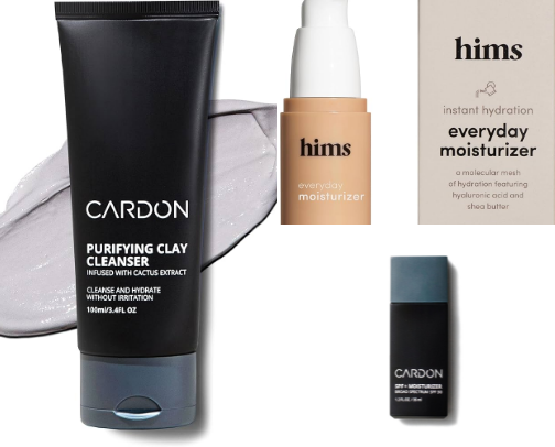 🧴 Men’s Skincare Essentials cover photo collage