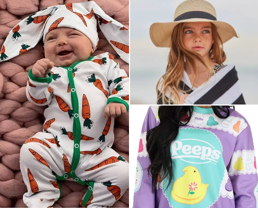 Easter Fashion for the family cover photo collage