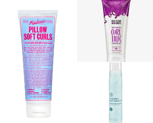 Curly girl hair products!! cover photo collage