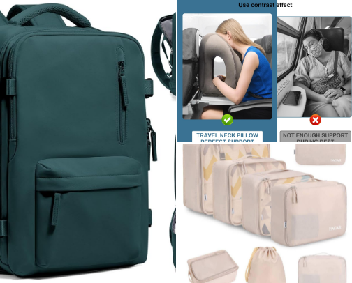 travel favorites! cover photo collage