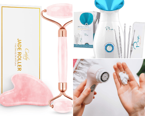 Face cleaning tool must haves🌸 cover photo collage