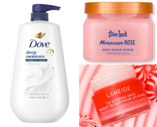 Glow Up Essentials I Actually Use (Skincare, Haircare & Body Care Must-Haves) cover photo collage