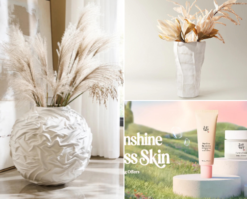 Sculptural Vases & Vessels (12 Items) cover photo collage