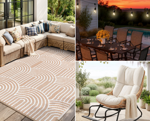 Walmart Finds to Refresh Your Patio on a Budget cover photo collage