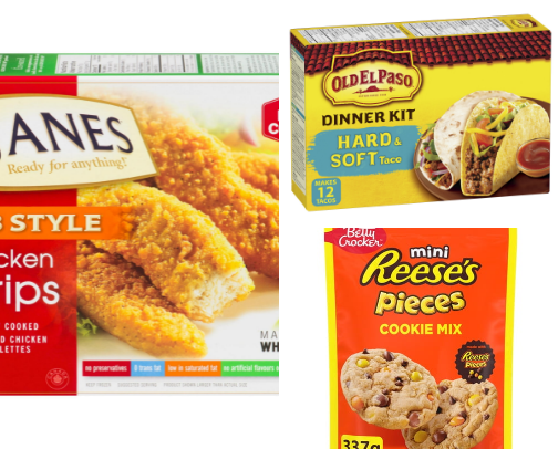 Food and beverages cover photo collage