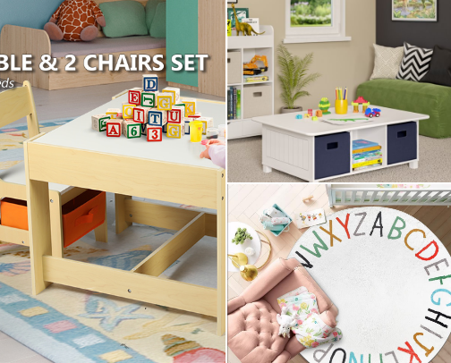 Playroom must-haves cover photo collage