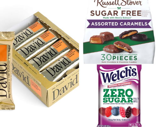 Sugar Free Candy & Snacks cover photo collage
