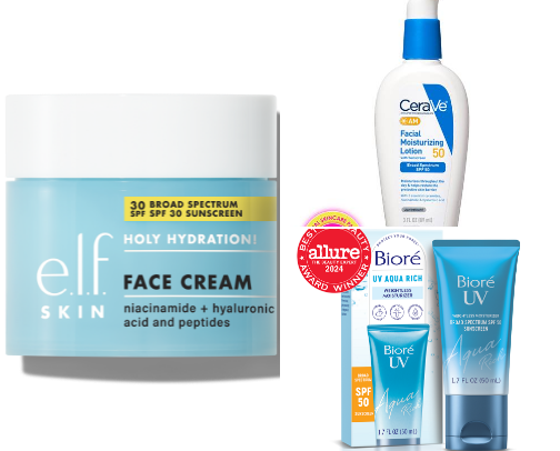 DRUGSTORE DRY SKIN SPF cover photo collage